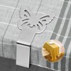 Pack of 10 Stainless Steel Butterfly Tablecloth Clips Silver Tablecloth