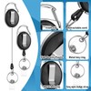 50 Pcs Heavy Duty Retractable Badge Reels, Badge Holder Clips