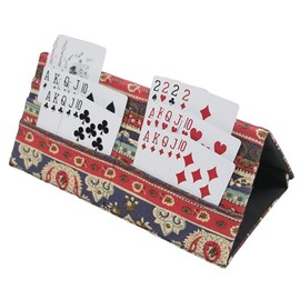 Benuomi Playing Card Holde,Card Holders for Playing Cards with Adjustable Stand Set of 2,Used for Card Game Card Holder Tray for Arthritis Patients(Colorful styles-1Set)