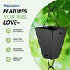 TE DEUM Square Link Rain Chain, 8.5 Feet Length, 3.7inch