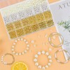 Hpebl 1040PCS Beads for Bracelets Pearl Bracelet Making Kit Friendship