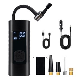 Turbo Goose Tire Inflator Portable Air Compressor - 150PSI portable tire inflator for Car - Multiple mode presets - auto stop - Motorcycles, Bicycles, Sports Balls & More