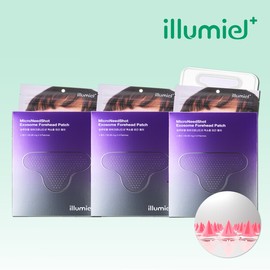 Illumiel Micronid Shot Exosome Between Eye Patches 4 sheets x 3 boxes / 일루미엘 마이크로니드샷 엑소좀 미간 패치 4매 x 3박스