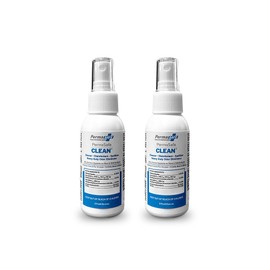 PermaSafe CLEAN, All-Purpose Hospital Disinfectant Cleaner; No Rinse, Hard, Soft & Food Contact Surface Sanitizer; Mold, Mildew and Fungi Killer; Odor Eliminator; Allergen Remover & More-3 Fl Oz-2 Pk
