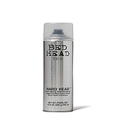 TIGI Bed Hard Head Extra Strong Hold Hair Spray, Tan, 10.6 Ounce
