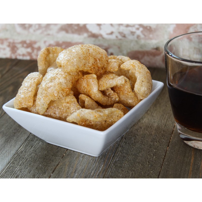 Keto-Friendly Barbecue Pork Rinds (Mesquite Memphis BBQ Flavor, 8 Oz
