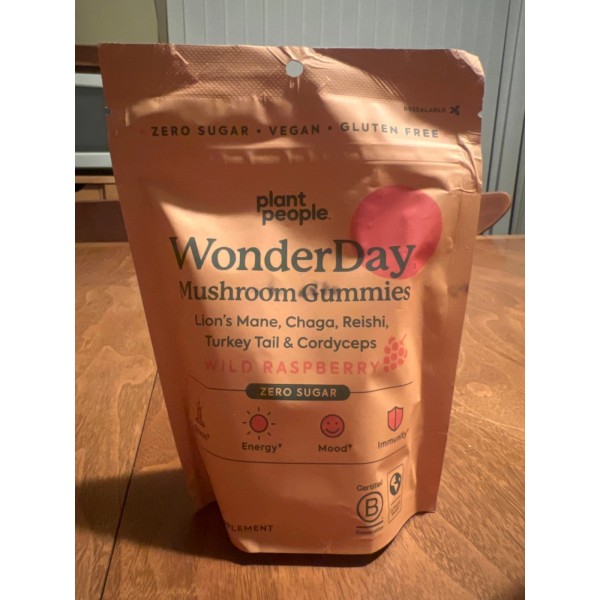 Plant People Wonderday Mushroom Gummies 60 exp 6/26