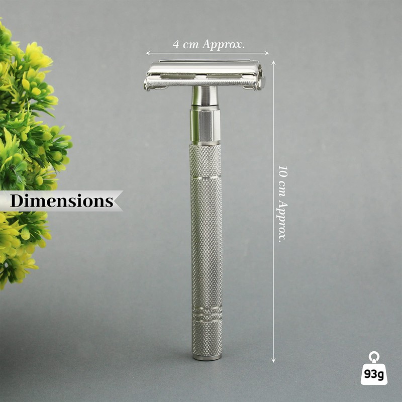 Twist Open Butterfly Style Men's Shaving De Safety Razor (Blades