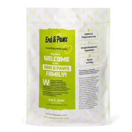 Erik & Paws Pig Ears for Dogs - Premium All-Natural, Unbleached 100% Dog Pig Ears, No Additives or Hormones, Safe Rawhide Alternative, Gentle on Tummies - 24 Count