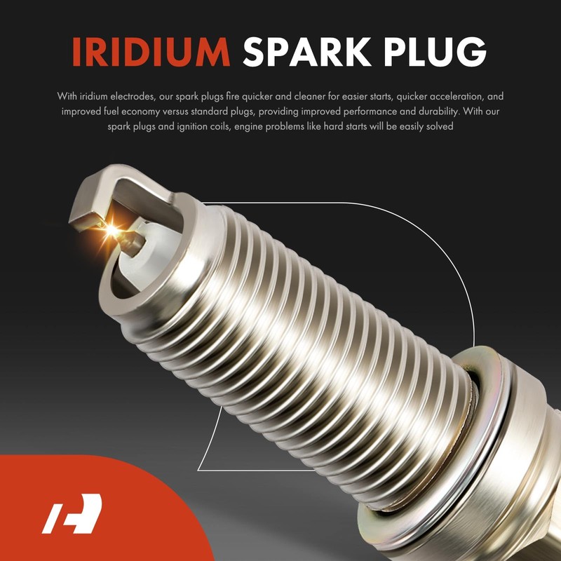 A-Premium (Blue) Set of 8 Ignition Coil Pack and Iridium