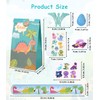 Yulado Dino Party Bag Children's Birthday, 136 Pieces Children's Birthday