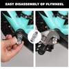 JUPSK Bike Crank Puller, Bicycle Crank Removal Tool Square Crankset