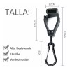 LOMETEB 10x Guante Clip Grabber Soporte Abrazadera Seguridad En El