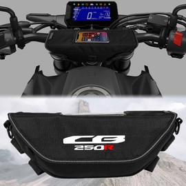 For CB250R CB250r CB 250 R Motorcycle Handle Bag, Waterproof, Dustproof, Splashproof, Convenient Visual Navigation, Convenient Storage for Travel