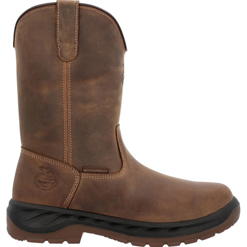 Georgia Boot OT Waterproof Pull On Work Boot Size 10.5(W)