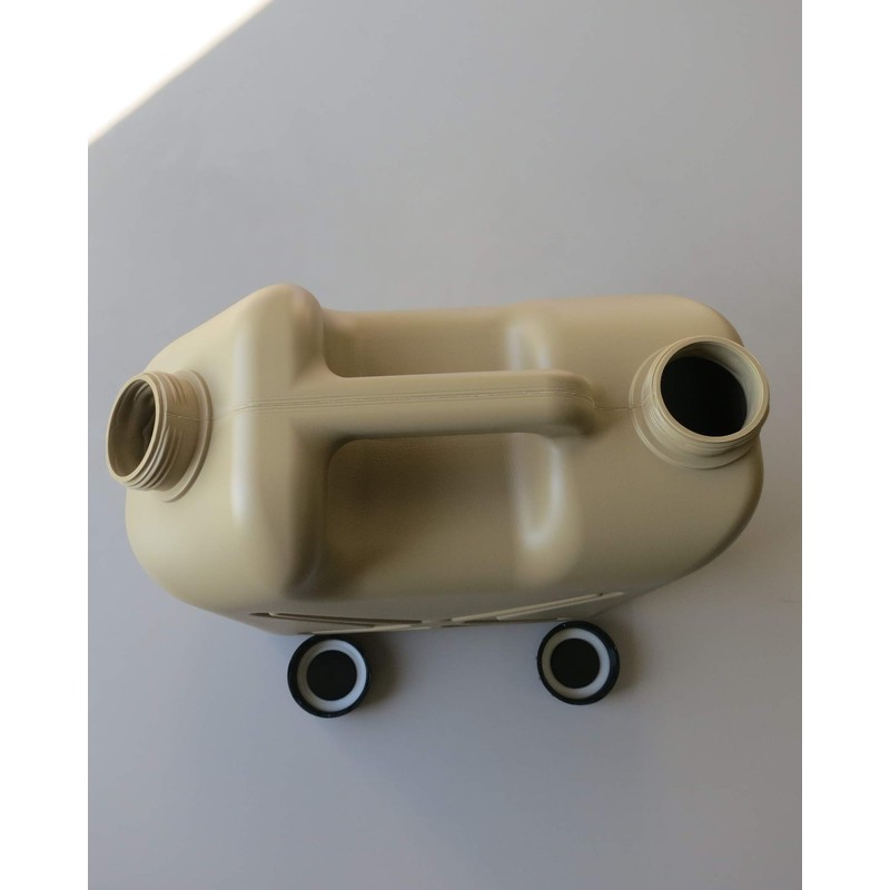 Mizuho Kasei Kogyo 0206LS Flat Can, Double Opened, 3.2 gal