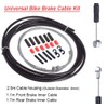 Bestgle 2 Packs New Upgraded Universal Bike Brake Cable and