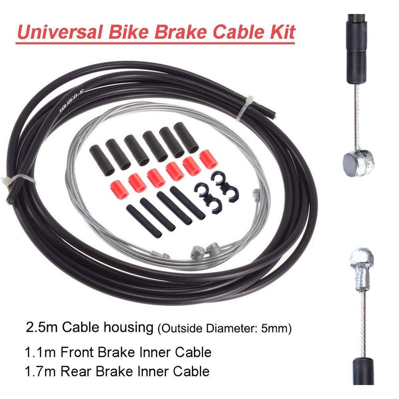 Bestgle 2 Packs New Upgraded Universal Bike Brake Cable and
