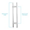 TOGU TG-6018 24 inches Solid Standoffs Heavy-Duty Commercial Grade-304 Stainless