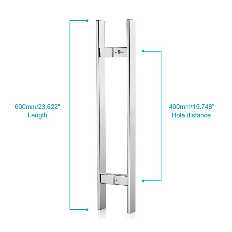 TOGU TG-6018 24 inches Solid Standoffs Heavy-Duty Commercial Grade-304 Stainless