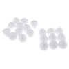 Milageto 40x 35mm White Polystyrene Foam Craft Drops for Stocking