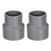 sourcing map PVC Pipe Connectors DWV Pipe Fitting 63 mm