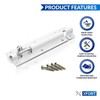 XFORT® 2 Pack Tower Bolt White 150mm (6"), Door Lock