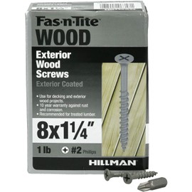 HILLMAN FASTENERS 48380 LB 1.25" Extension Wood Screw
