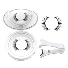 Ginani Magnetic Lashes,Ginani Magnetic Lashes Kit,Magnet Eyelashes with applicator Natural Look,Reusable No Glue Needed Soft Eyelashes Kit(Natural)