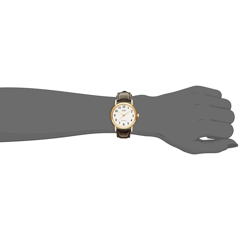 Casio import MTP-1095Q-7B Analog Watch, Black, Dial color - white,