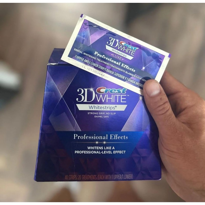 Crest 3D No Slip Whitestrips Professional Effects Teeth Whitening Kit