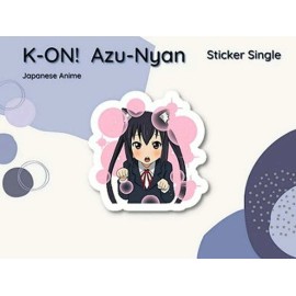 Japanese Anime K-ON! Azu-Nyan Sticker | Azusa Nakano, Waterproof Laptop sticker