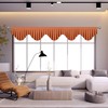 OYRING Energy Efficient Rod Pocket Curtain Valance Blackout valances for