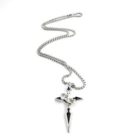 Joddfly Men's Cross Necklace Holiday Gift Stainless Steel Material (XLYQ)