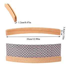 Wooden Poker Card Holder 2 Pack 13 Inch Poker Card Holder Hands-Free Calling Suitable for Kids, Seniors, Adults and Disabled