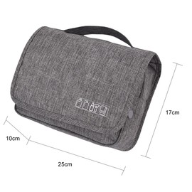 FAVORTALK Toiletry Bags for Women Hanging Wash Bag Portable Travel Wash Bags for Men with Hook and Handle Waterproof Make Up for Gym Shower and Cosmetics - XSB12009