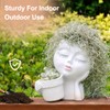 vomiceak Face Planter Pots Head, Flower Pots Planters for Indoor