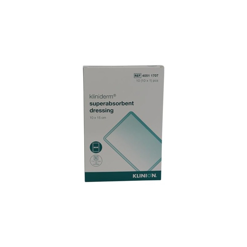 Kliniderm S/Abs Dressing, 10 cm x 15 cm (Pack of
