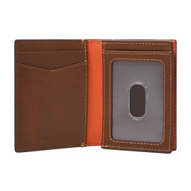 FOSSIL Gus Front Pocket Wallet Medium Brown, Medium Brown