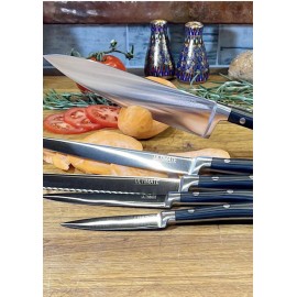 kitchen knives set with block