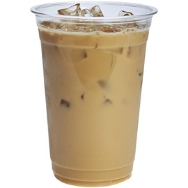 [100 Pack - 20 oz.] Crystal Clear PET Plastic Cups