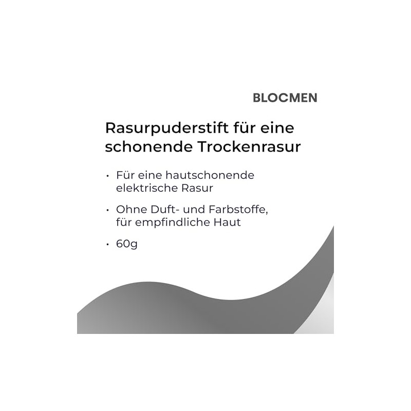 Blocmen Derma Pre Shave Powder Stick