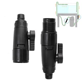 Aquarium Hose Valve Hose Connector Aquarium Water Flow Control Valve Pipe Connection Adapter with Quick Release Handle for Aquariums Aquarium (12 mm)