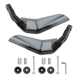 RATCHROLL 1 Set Universal Hand Guard Knuckle Guard Protector for Motorcycles Handguard Cold Protection Windproof Rainproof Black CNC Aluminum Alloy,ABS