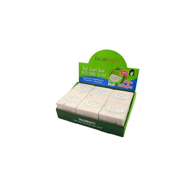 jabones de arroz 12 PZ