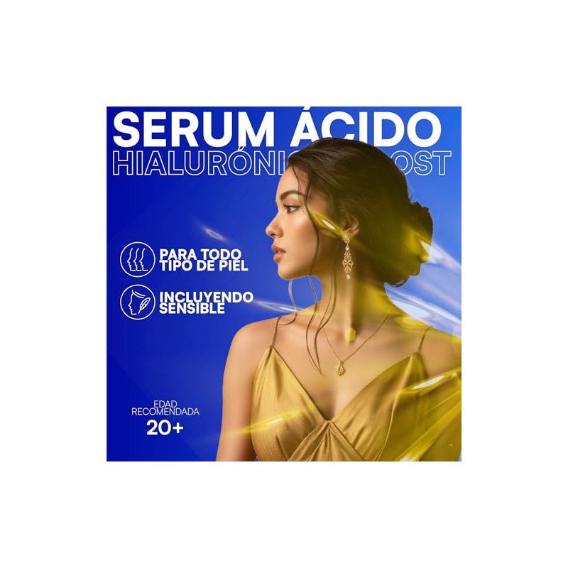 MIST JEWEL Serum Ácido hialuronico facial BOOST + Ácido Ferúlico