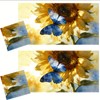 2 Pack Fluorescent Light Covers for Drop Ceiling, Magnetic Fabric