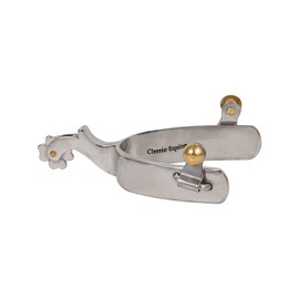 Classic Equine SS Clover 4pt Chap Guard Spur