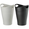 Yamato Plastic Flower Tub, Totte, 24-37 Black