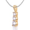 Ladies 9 Carat Gold on 925 Sterling Silver 1.05 Carat